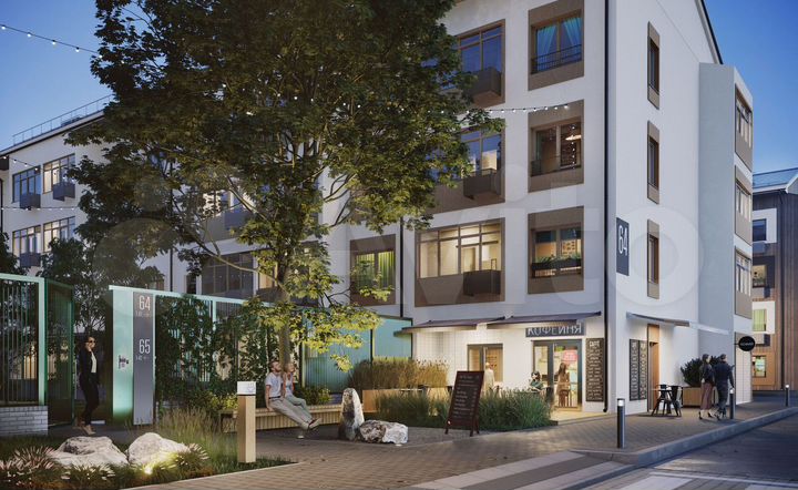 2-к. квартира, 60,3 м², 2/4 эт.