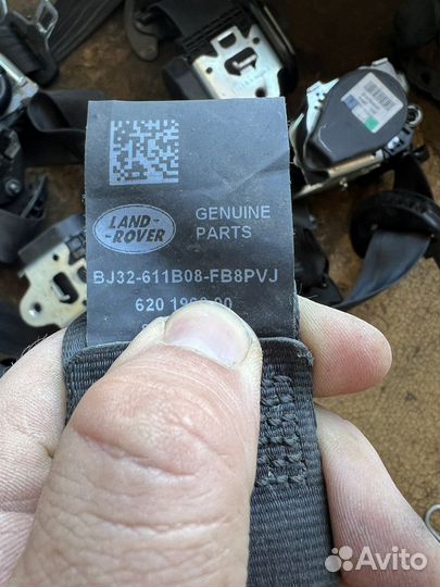 Ремни безопасности Range Rover Evoque L538