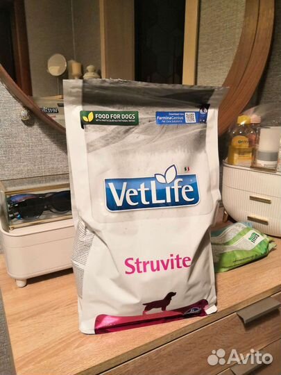 Сухой корм для собак vetlife struvite