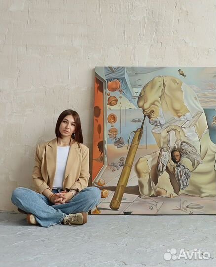 Репродукция картины маслом на холсте