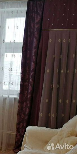 Комплект штор с Декором