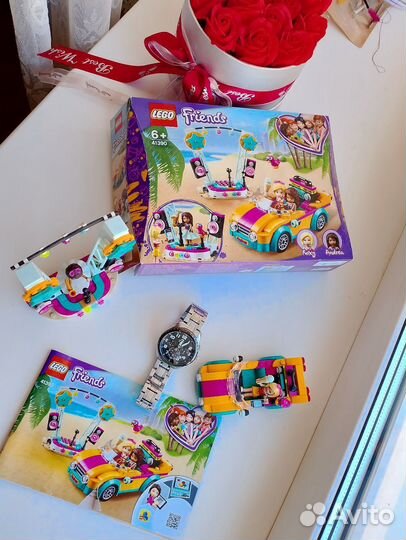 Lego Friends 41390 Машина со сценой Андреа Рокси
