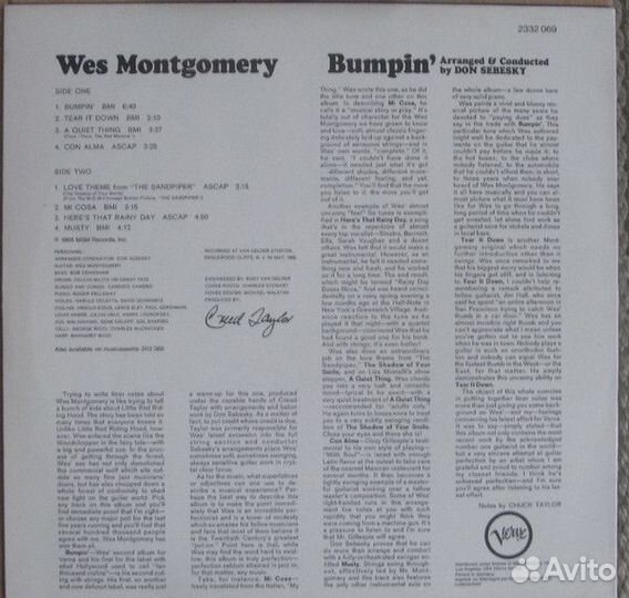 Wes Montgomery – Bumpin'