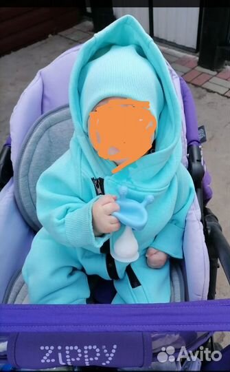 Детский демисезонный комбинезон 80 86