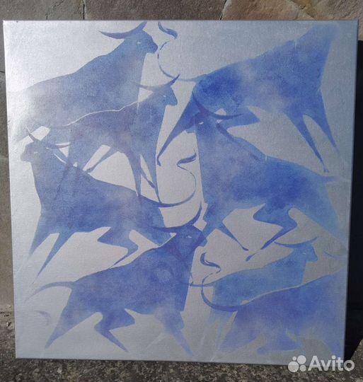 Картина, акрил 60на60см