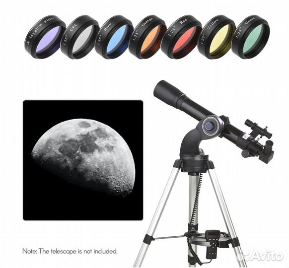 Набор светофильтров для телескопа, окулярные 1,25