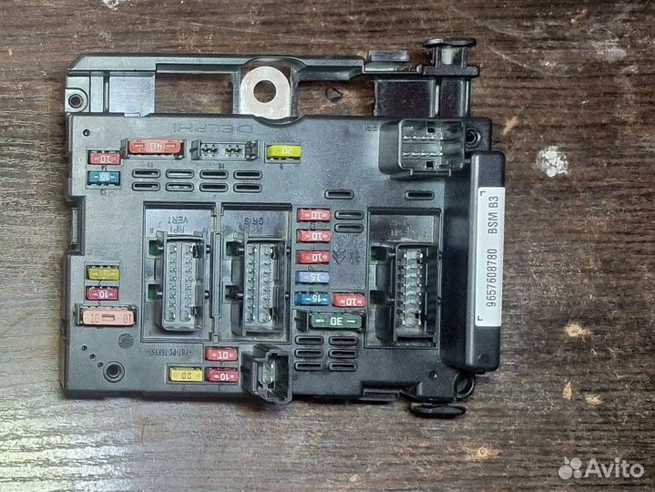 Блок предохранителей peugeot 206