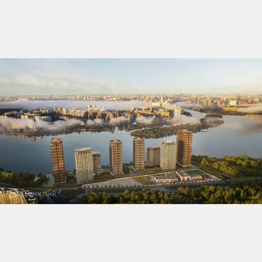 2-к. квартира, 57,1 м², 23/28 эт.