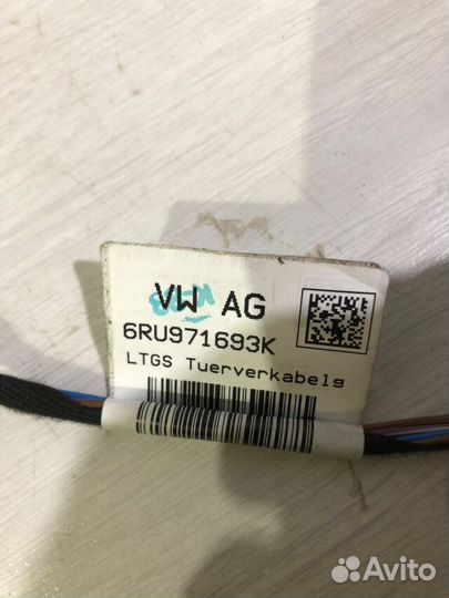 Проводка двери задняя левая volkswagen polo 5 рест