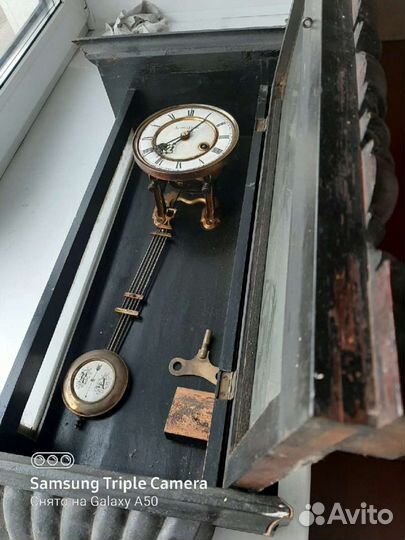 Часы настенные с боем Франция 19век