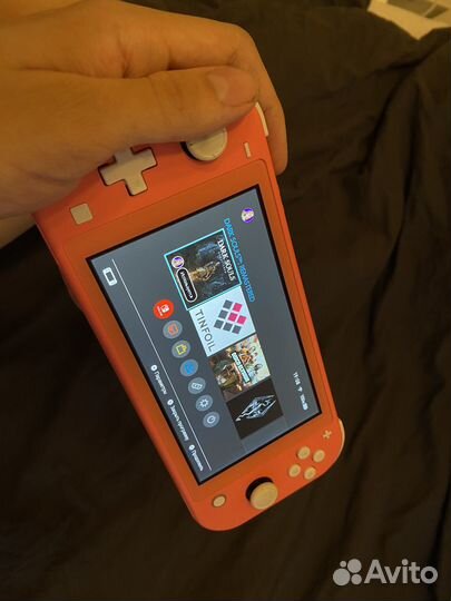 Nintendo switch lite прошитая 64gb