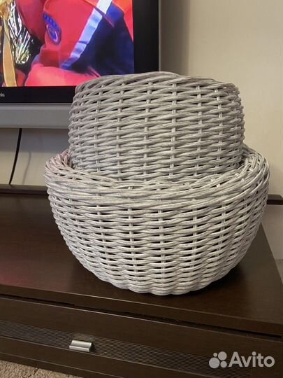 Кашпо из полиротанга