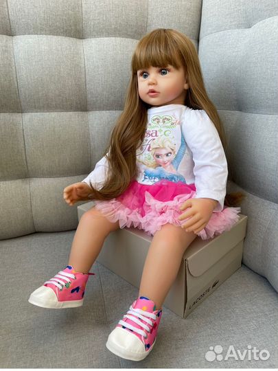Одежда платье на куклу 55см 60 см Эльза