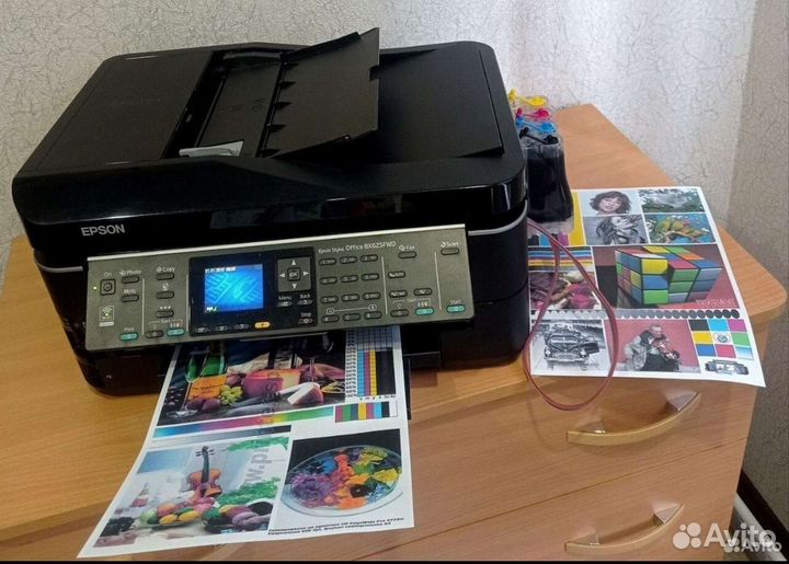 Принтер цветной (мфу Epson BX635FWD) с WiFi и снпч