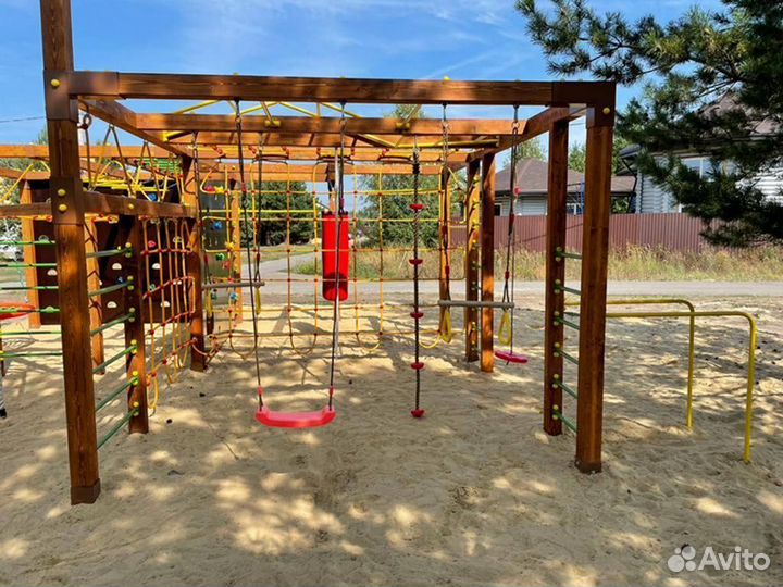 Детский спортивный комплекс (Крашенная)