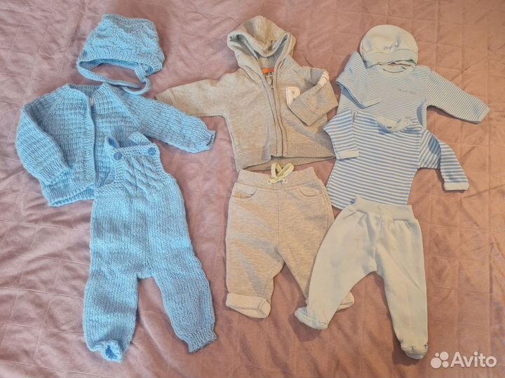 Вещи пакетом на мальчика с рождения до р 62 включ