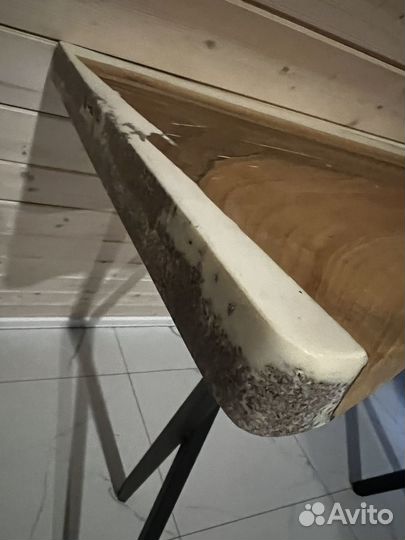 Стол из слэба река