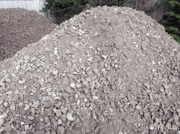 Щебень вторичный любых фракций