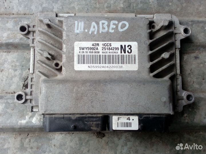 Эбу двс Chevrolet Aveo 1.2 MT, 11г