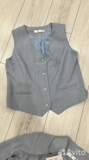 Костюм тройка женский с жилеткой