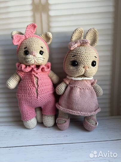 Вязаные игрушки ручной работы