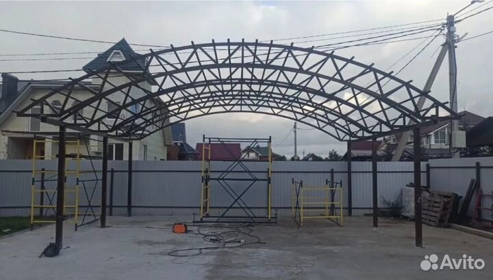 Монтаж Установка Навесов Под Ключ