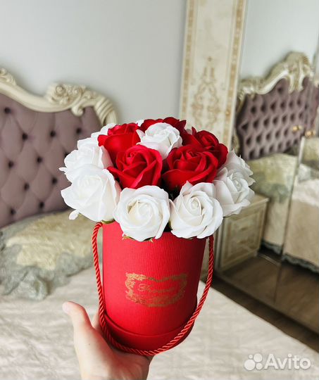 Букет из мыльных цветов