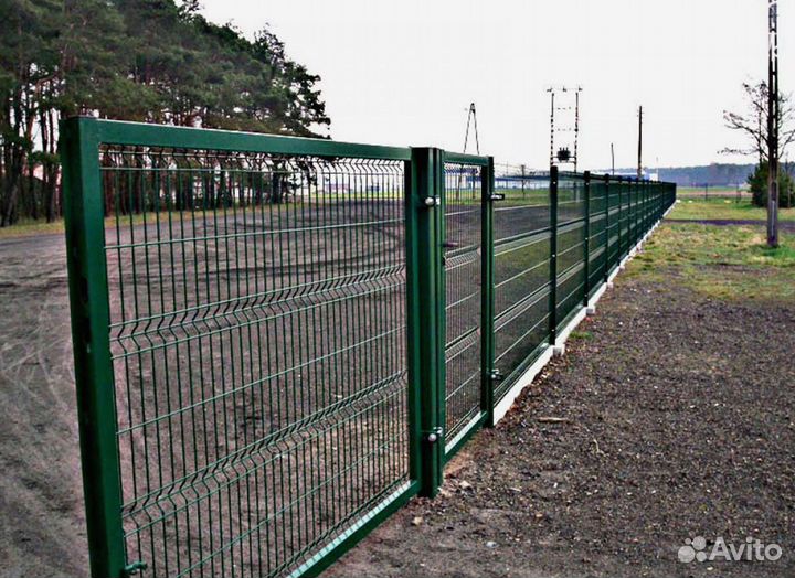 Забор сетка 3Д