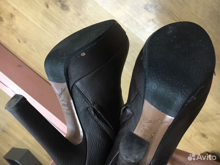 Ботильоны женские кожаные. Почти новые