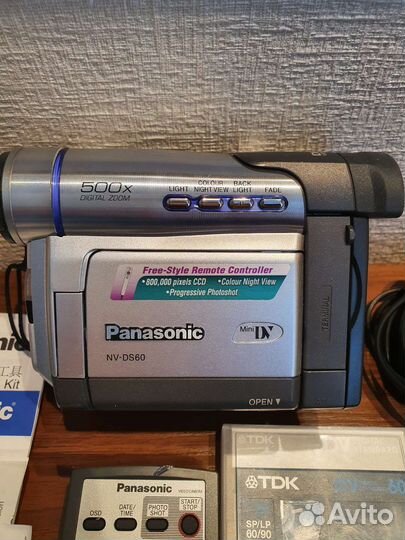 Видеокамера panasonic nv-ds60 с кассетами
