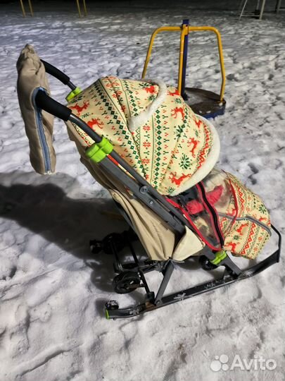 Санки-коляска