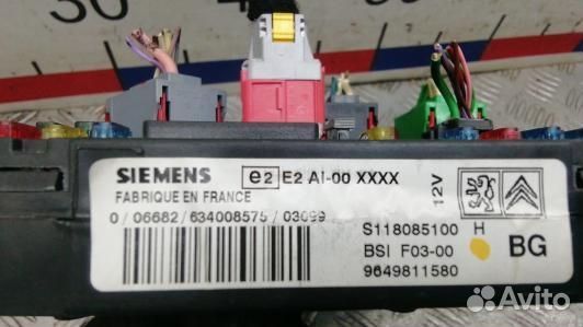 Блок комфорта citroen C3 1 (3BL07M301)