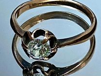 Кольцо с бриллиантом 0.75 карат