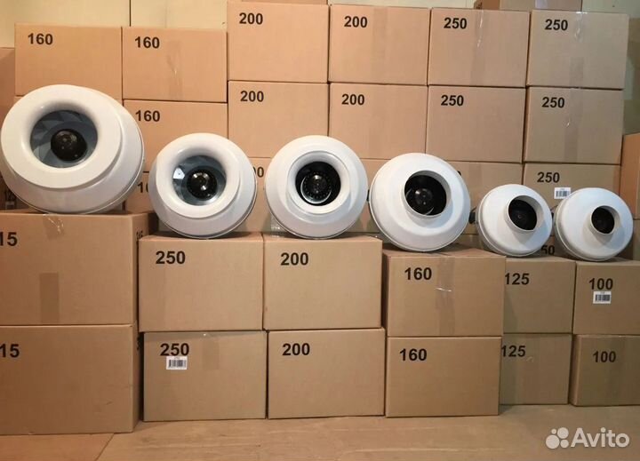 Вентилятор канальный Круглый монтаж