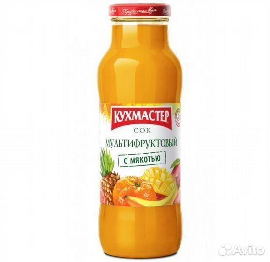 Опт - Сок Кухмастер Мультифруктовый с мякотью 700