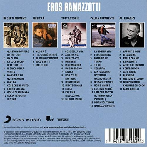 Eros Ramazzotti - Original Album Classics (5 CD)