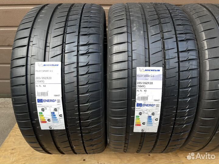 Michelin Pilot Sport 4 S 275/35 R20 и 285/35 R20 104Y