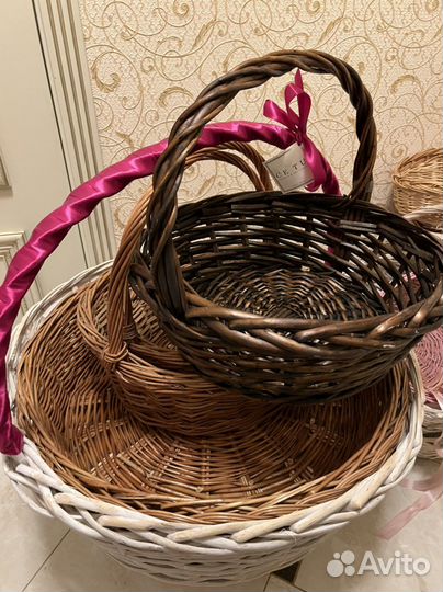 Плетеные подарочные корзины