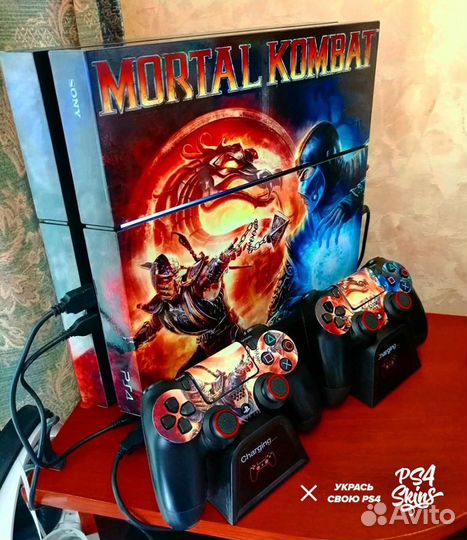 PS4 наклейки