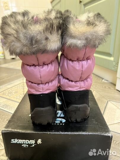 Сапожки зимние на девочку