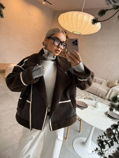 Дубленка авиатор