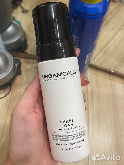 Пенка для укладки волос organicals