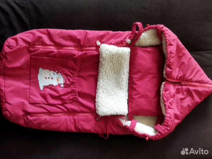 Зимний конверт в коляску