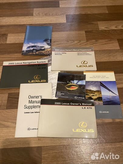 Сервисная книжка lexus lx 470. Оригинал