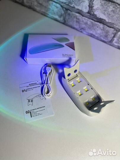 Лампа для ногтей sun mini