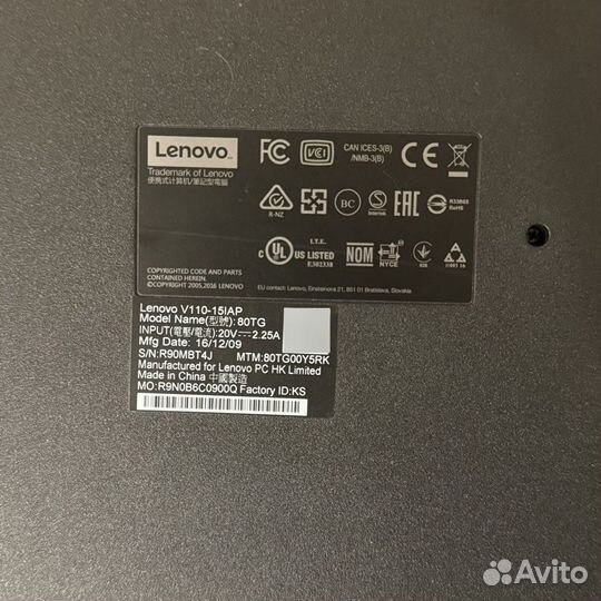 Ноутбук Lenovo v110