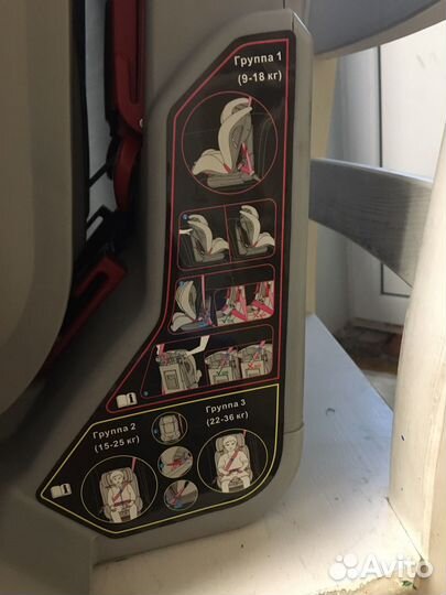 Детское автокресло 9 до 36 кг bambino moretti