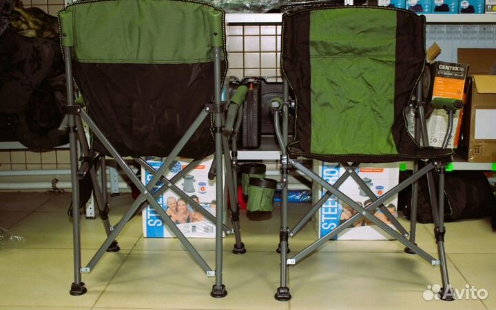 Стул туристический складной со спинкой