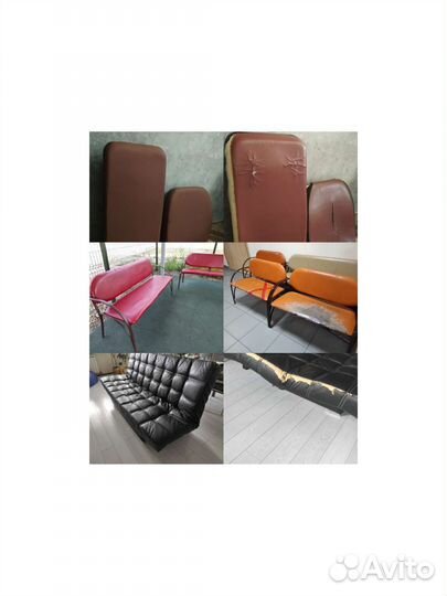 Перетяжка кожаной мебели