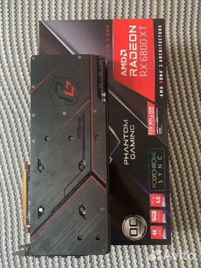 Видеокарта ASRock Radeon RX 6800 XT Phantom Gaming